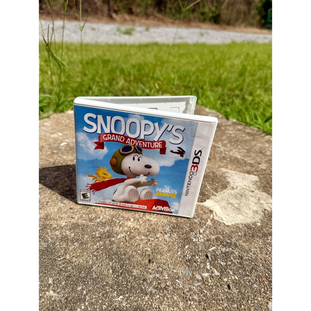 Snoopy's Grand Adventure Nintendo 3DS Game Activision Peanuts Movie CIB